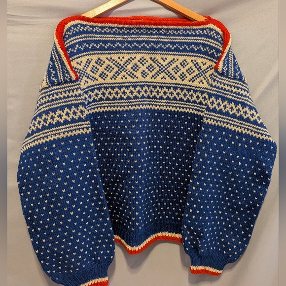 Vintage 50s 60s Norwegian Sweater - Picture 1 of 5